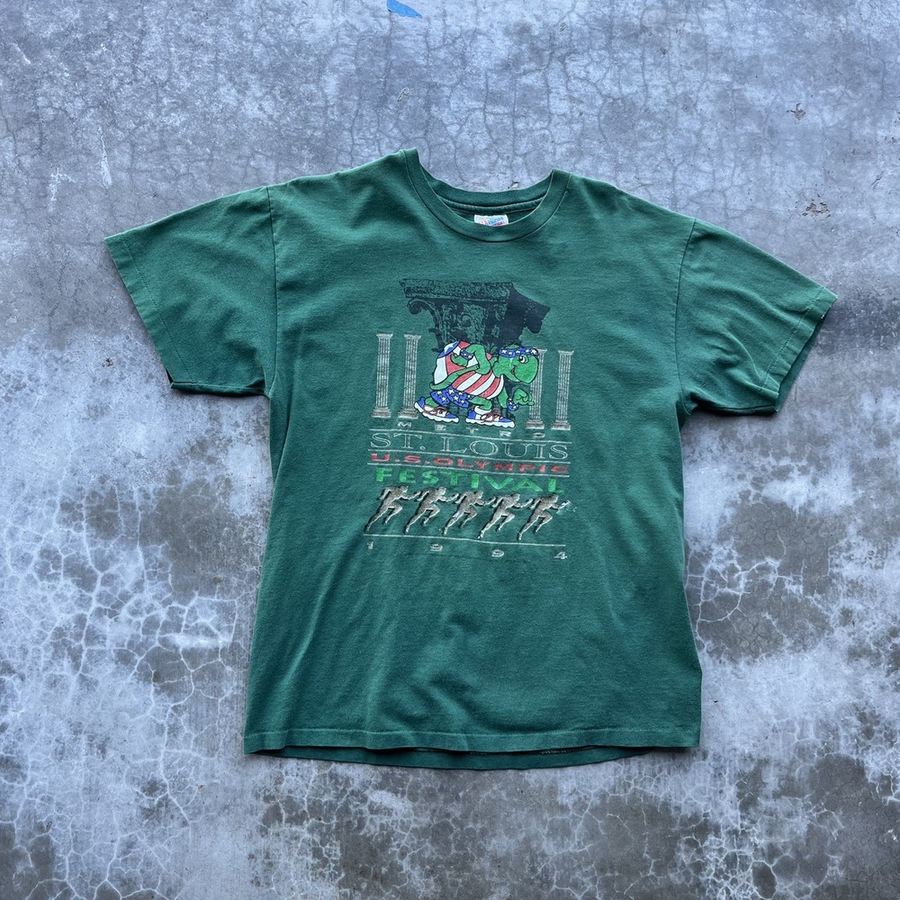 Vintage 90's St. Louis Olympic Festival 1994 Tee Shirt Size Large USA